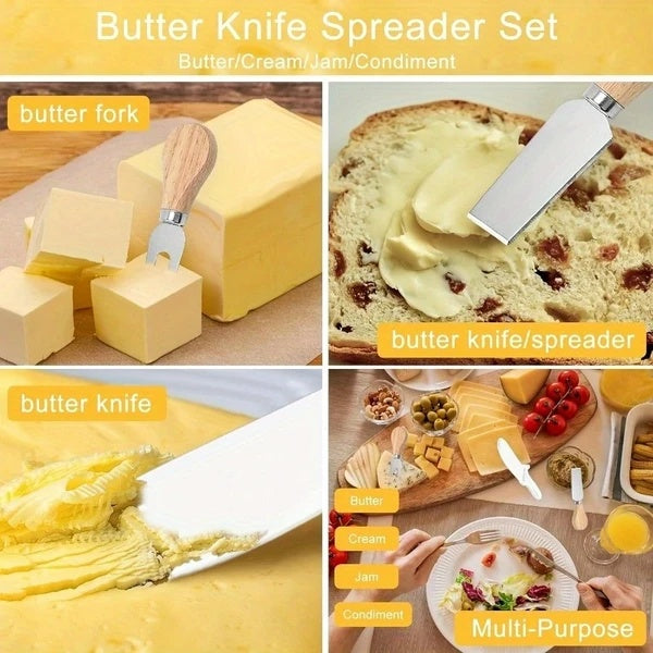 Plastic Butter Dish, Butter Knife Spatula For Home Kitchen, Camping Utensils.