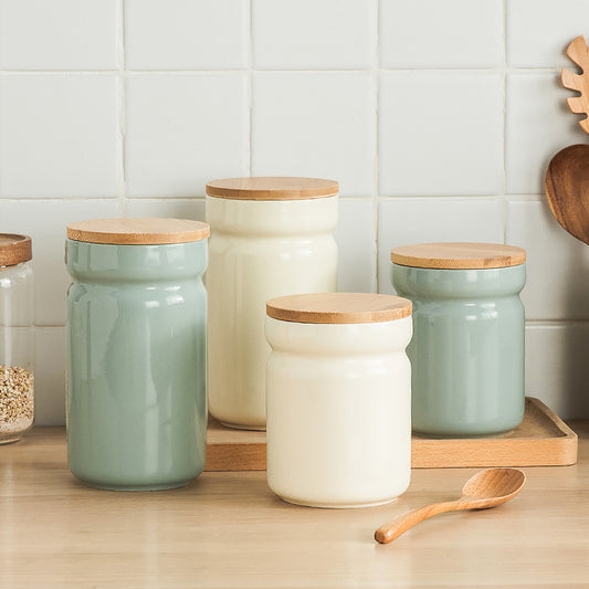 Nordic Ceramic Sealed Can Food Storage Box